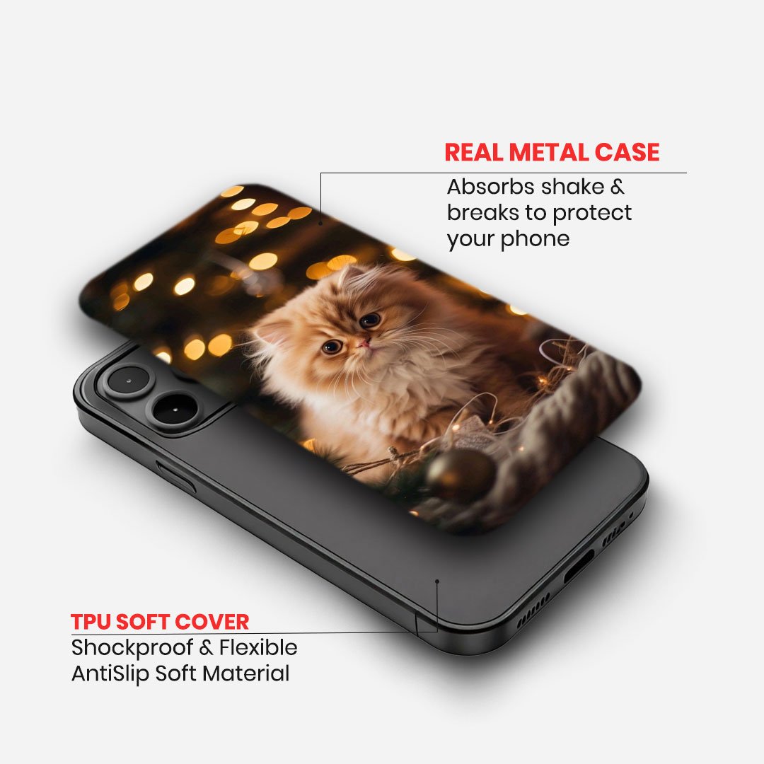 Golden Fluffy Kitten Case image 1