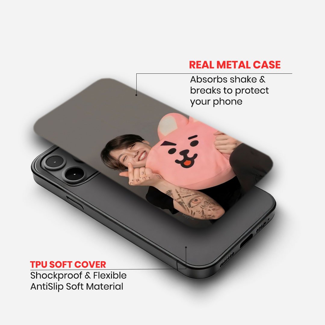 Jungkook with Cooky Hug Case image 1