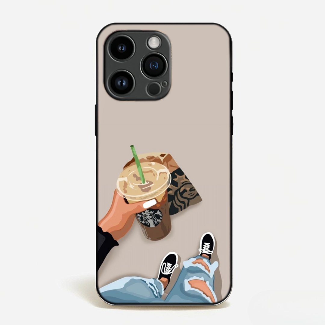 Starbucks Iced Coffee Casual Vibes Phone Case image 0