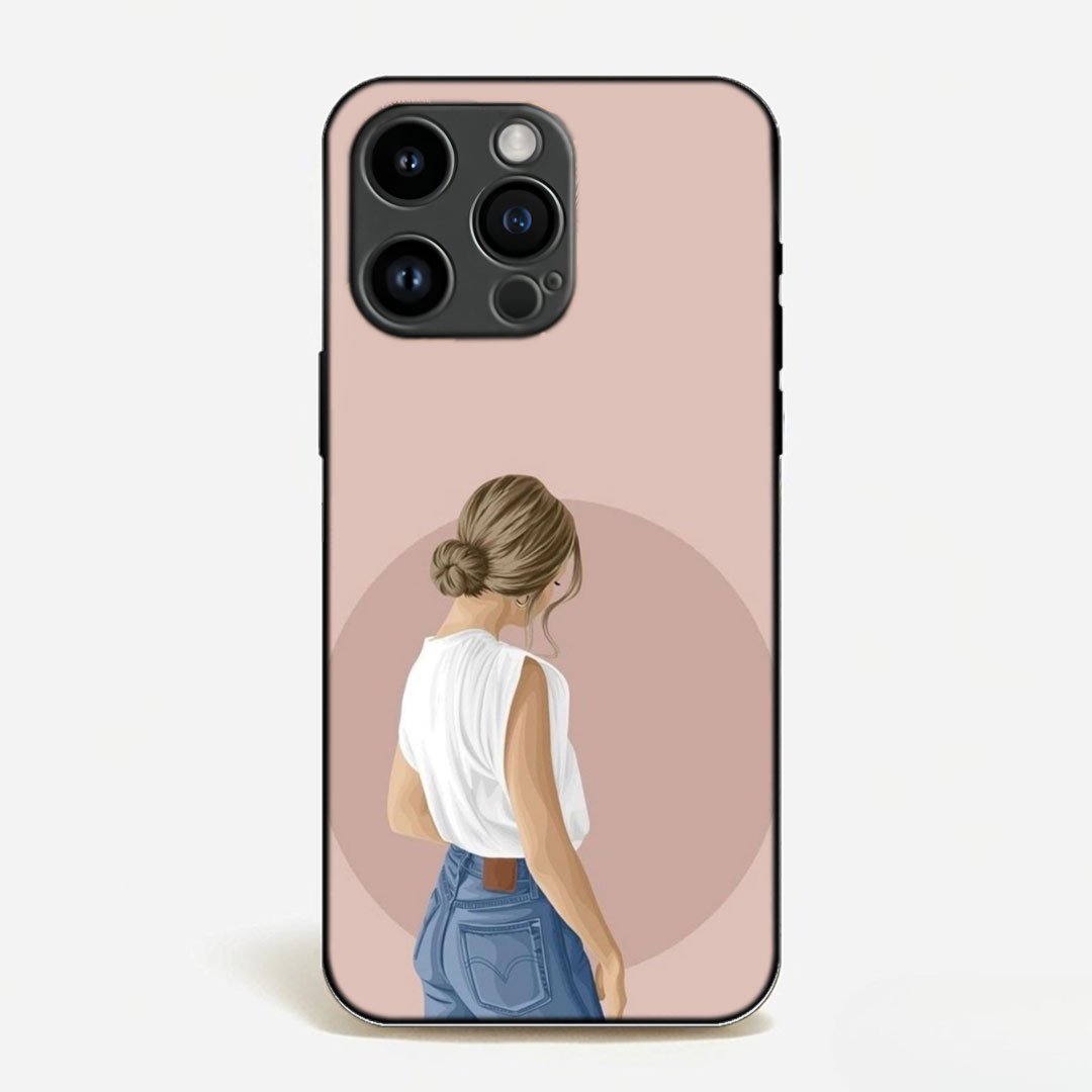 Woman with Bun Case image 0