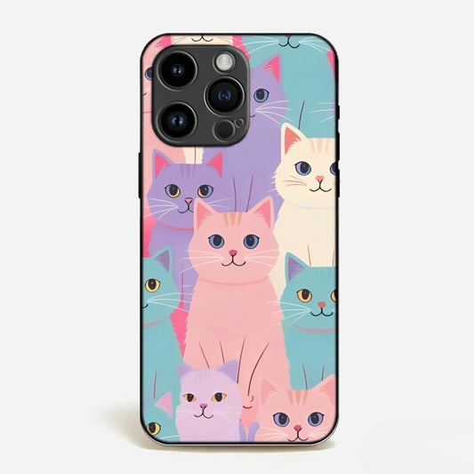 Pastel Cat Rainbow Case image 0