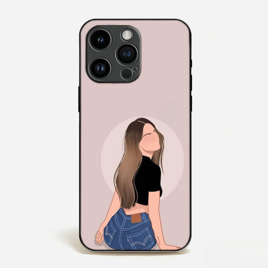 Looking Up Woman Case image 0