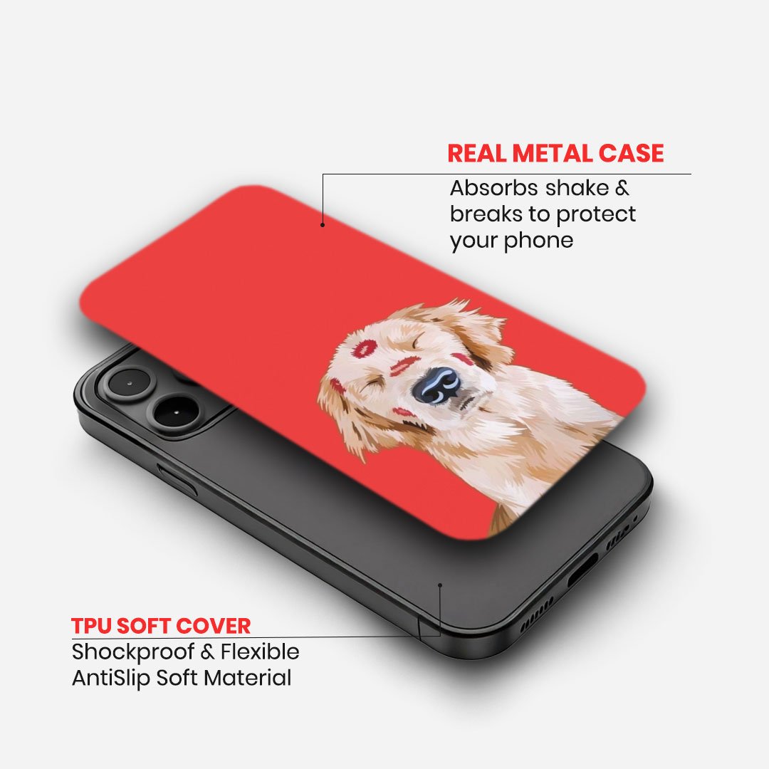 Kissed Golden Retriever Case image 1
