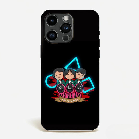 Cartoon Squid Game Trio Case image 0