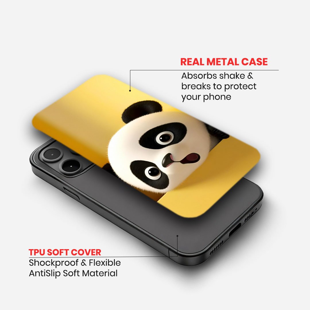 Surprised Baby Panda Peek Case image 1