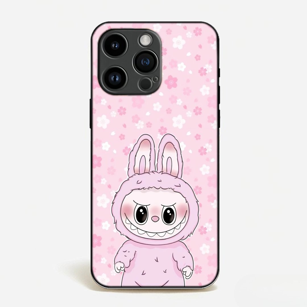 LA BU BU Series "Spring Bloom" Pink Bunny Phone Case image 0