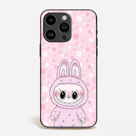 LA BU BU Series "Spring Bloom" Pink Bunny Phone Case image 0