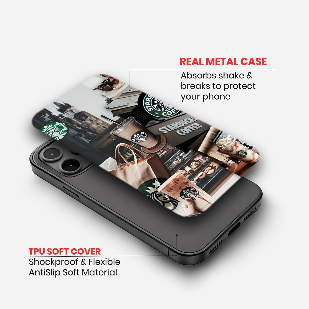 Starbucks Aesthetic Collage Phone Case  image 1