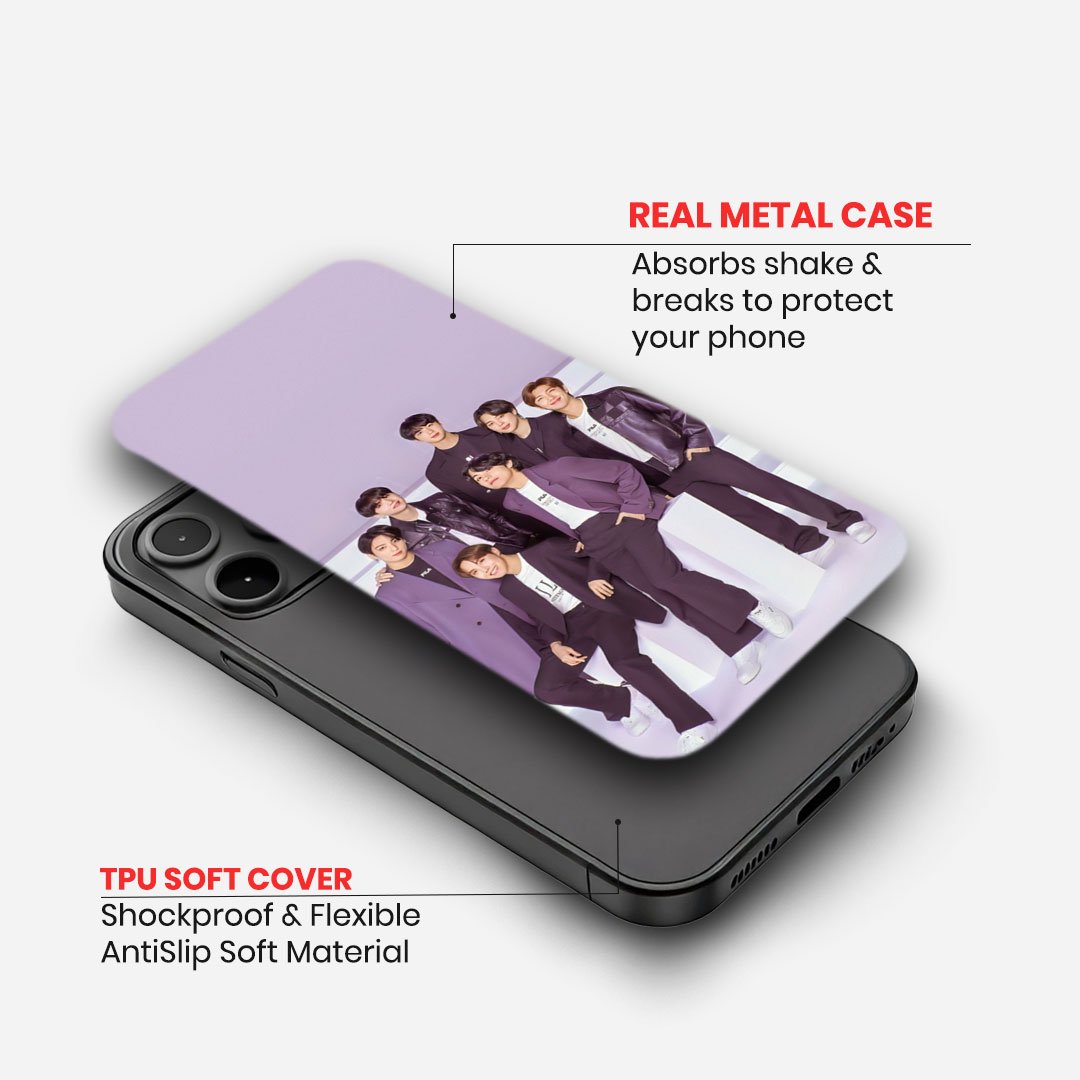BTS Light Purple Group Case image 1