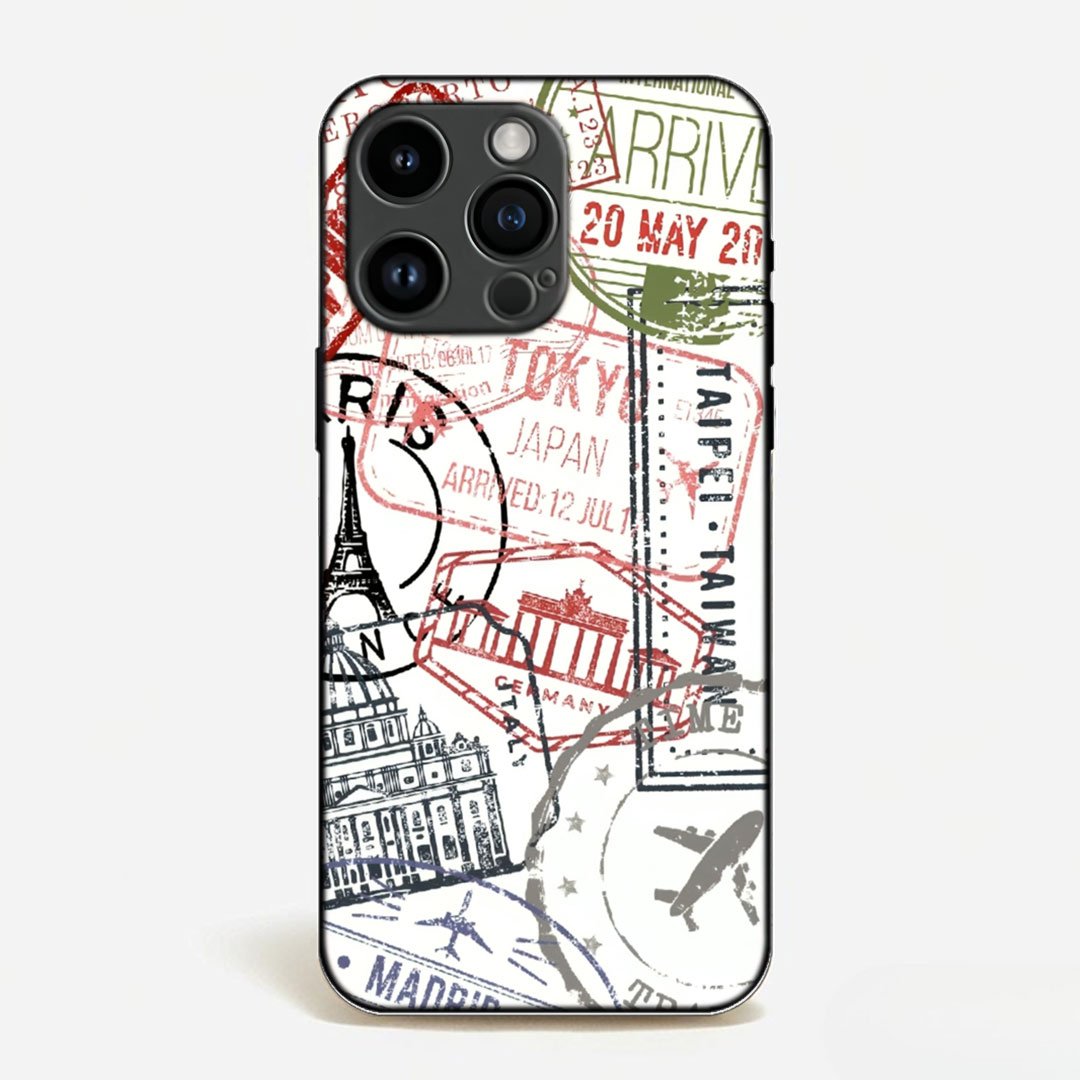 World Travel Stamps Case image 0