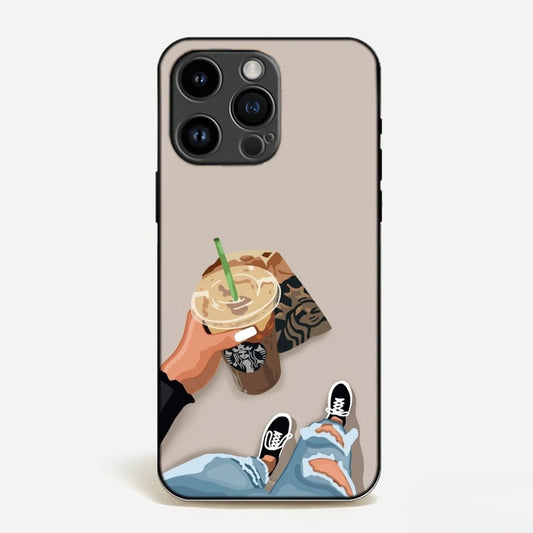 Starbucks Iced Coffee Casual Vibes Phone Case  image 0