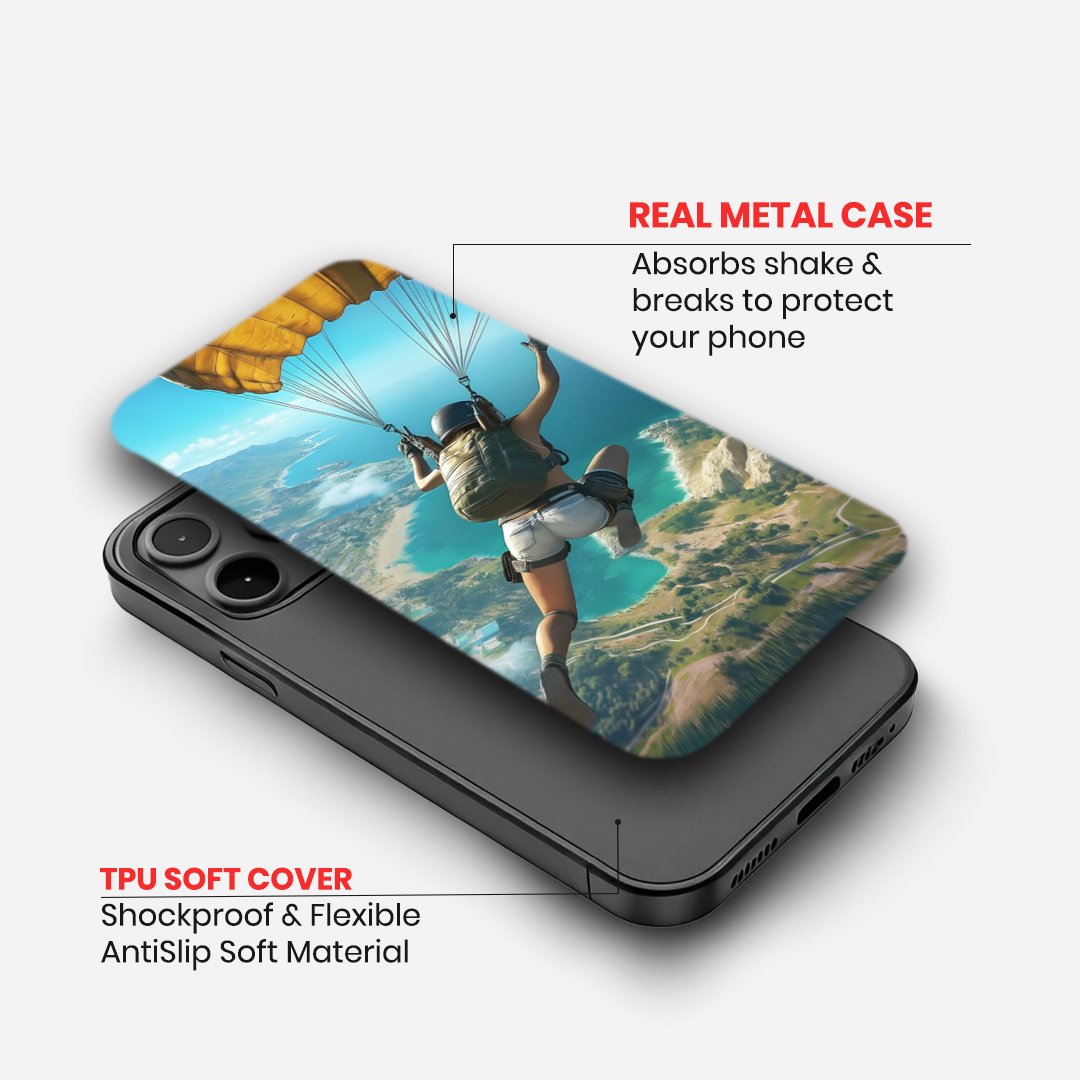 Battle Royale Parachute Drop Phone Case image 1