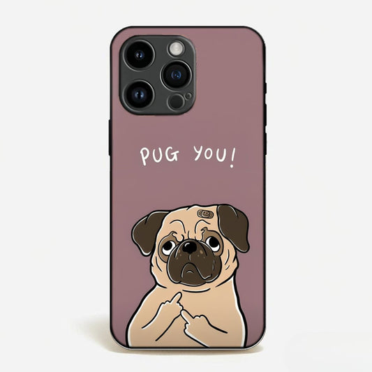 Rude Pug Cartoon Case image 0