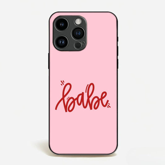 Babe in Rosy Script Case image 0