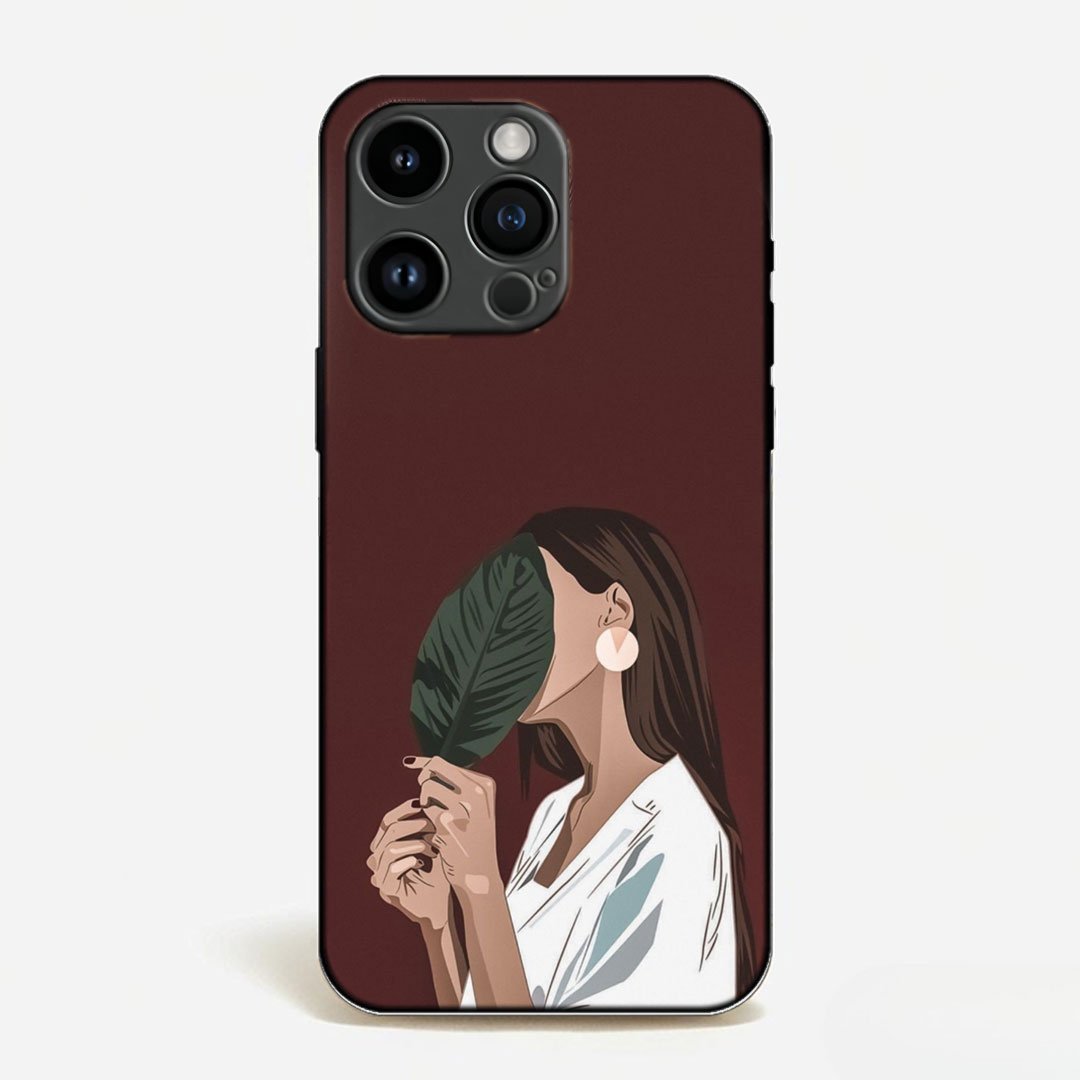 Leaf Face Woman Case image 0