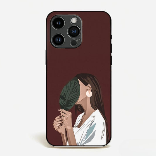 Leaf Face Woman Case image 0