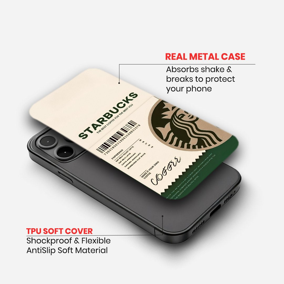Starbucks Coffee Menu Phone Case  image 1