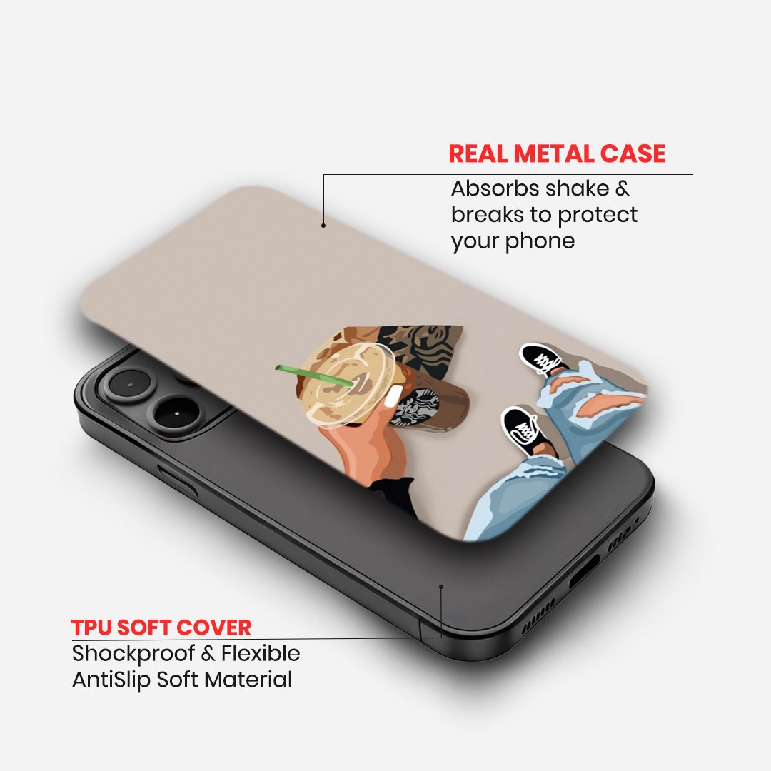 Starbucks Iced Coffee Casual Vibes Phone Case  image 1