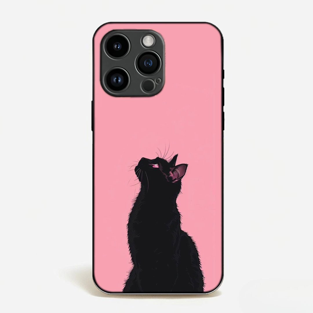 Noir Cat in Rosy Light Case image 0