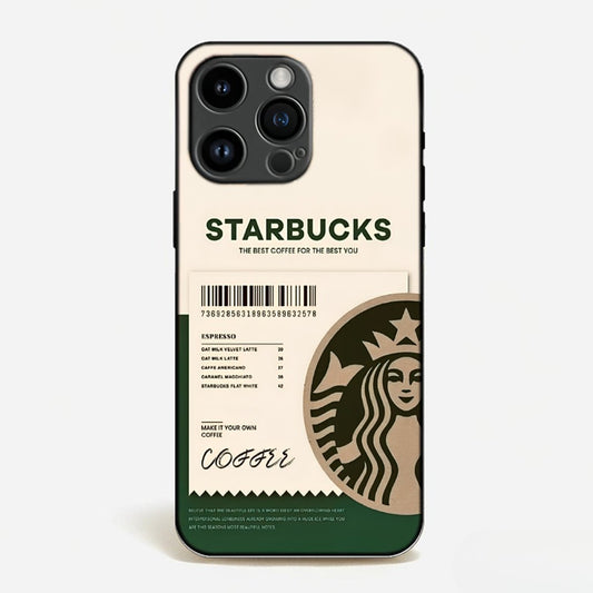 Starbucks Coffee Menu Phone Case  image 0