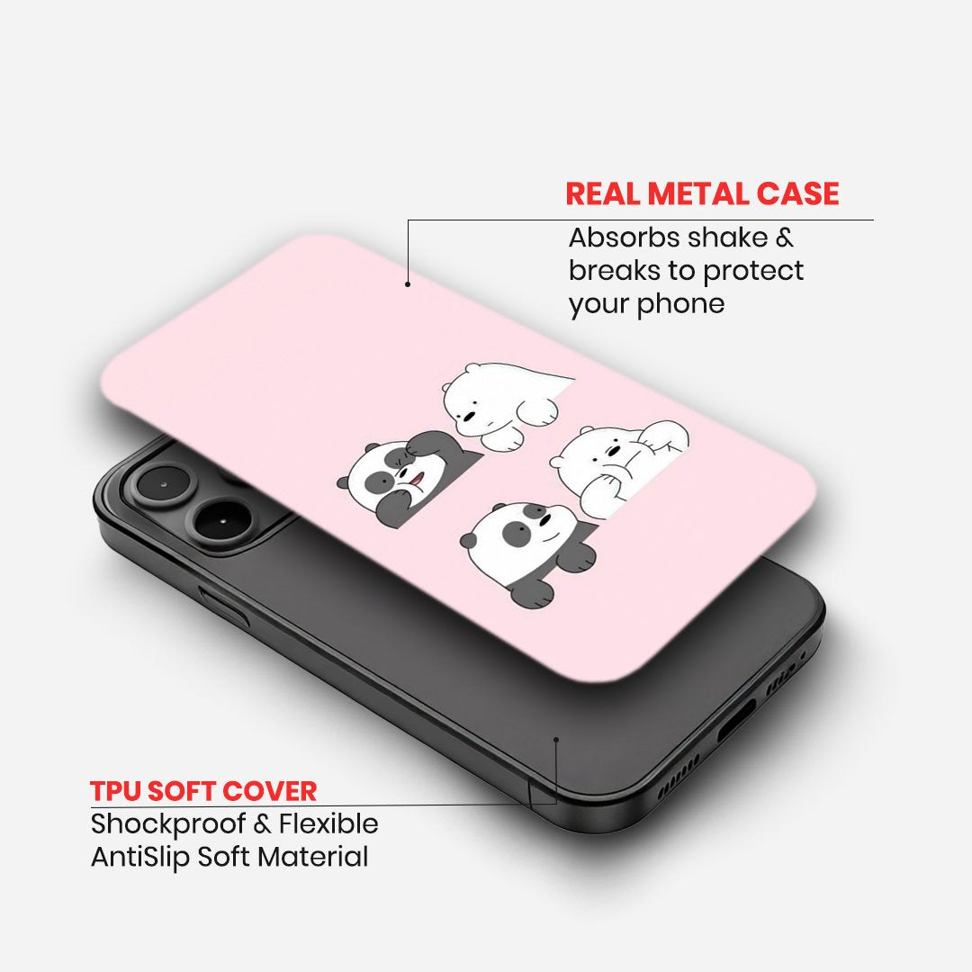 Panda & Ice Bear Expressions Case image 1