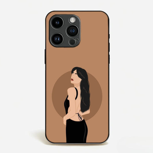 Backless Dress Woman Case image 0