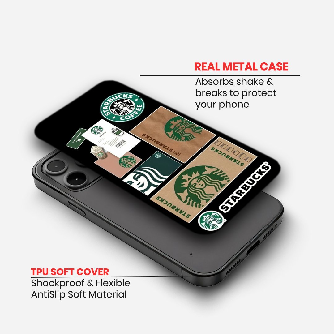 Starbucks Collage Phone Case  image 1
