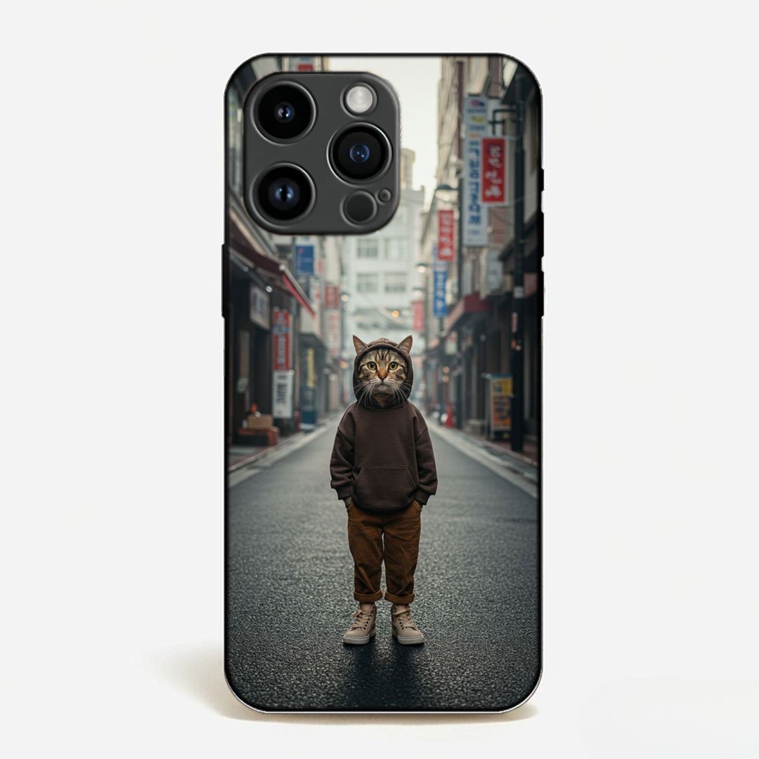 Hooded City Cat Case image 0