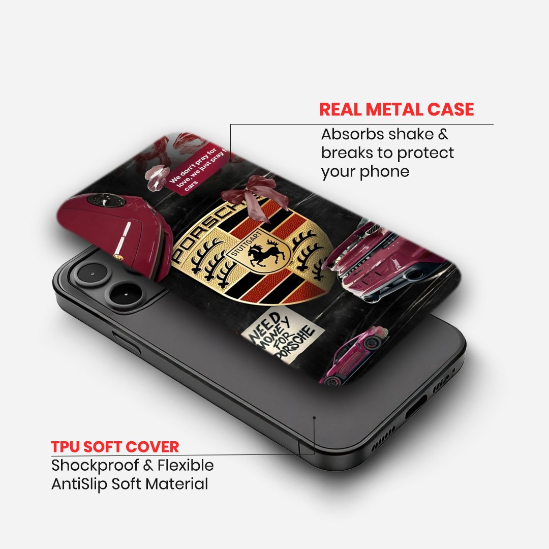 Porsche Passion Burgundy Phone Case image 1