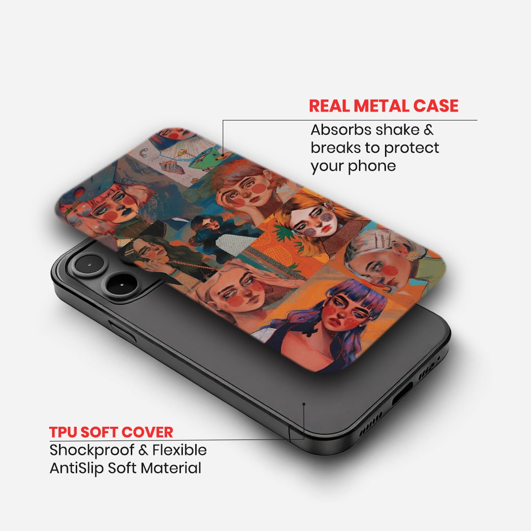 Illustrated Women Collage Case image 1