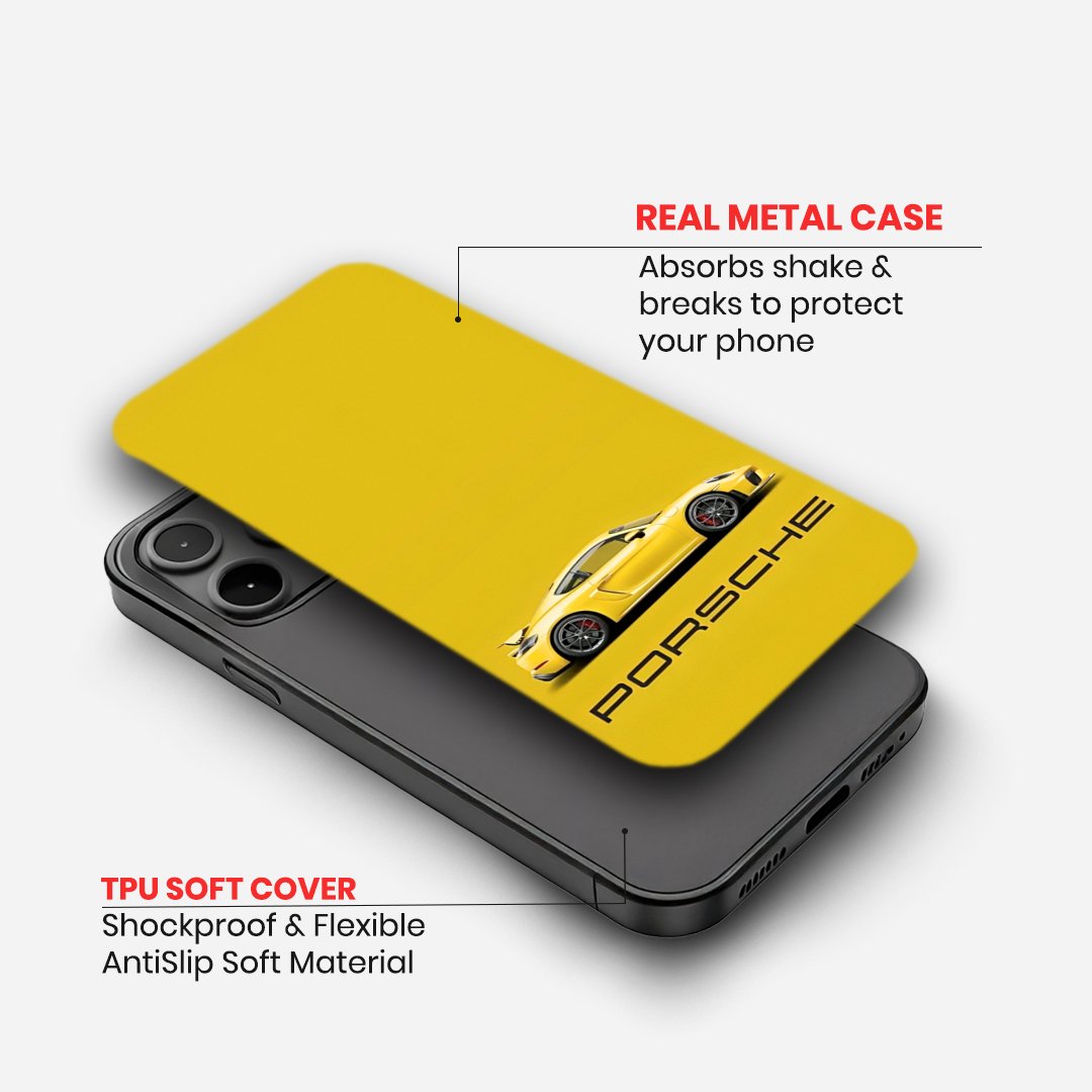 Porsche Yellow Classic Phone Case image 1
