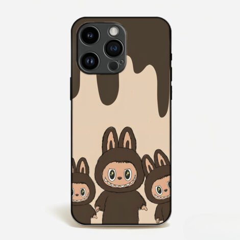 LA BU BU Chocolate Drip "Monster Bunny" Phone Case