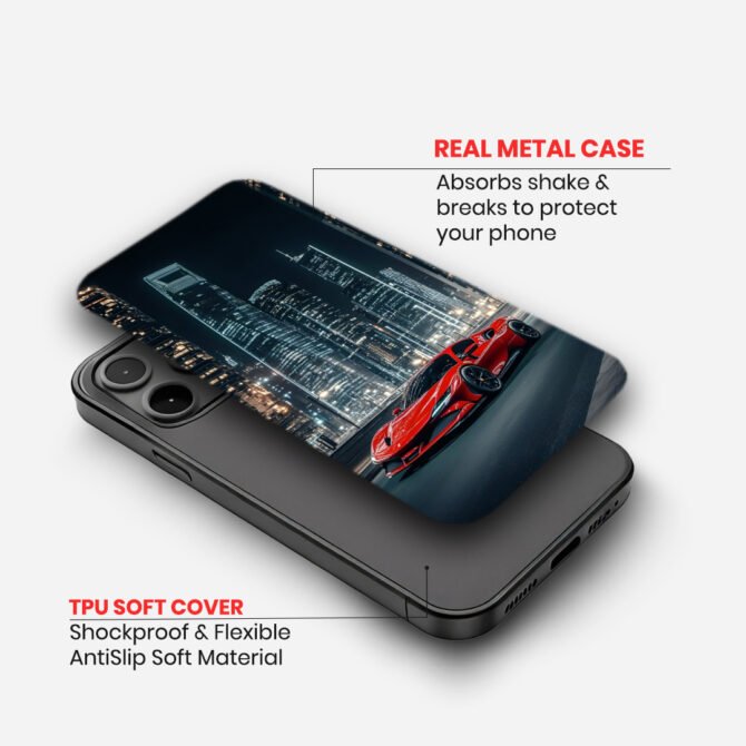 Night Drive Ferrari Phone Case - Image 2